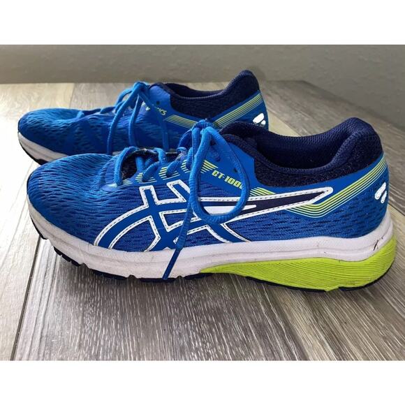 ASICS GT-1000 Duomax 1014A005 Blue White Green Youth US Size 5 A960418 Shoes - Picture 6 of 12